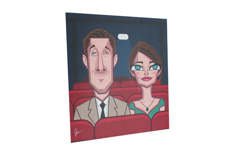 La La Land movie wall art by Graphicurry