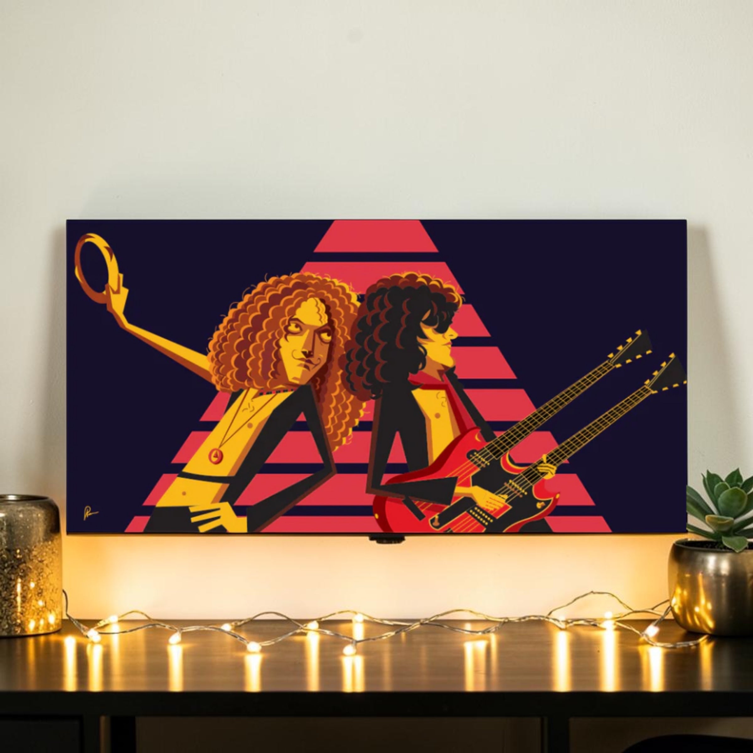 Stairway to Heaven rock music wall decor celebrating an iconic Led Zeppelin performance