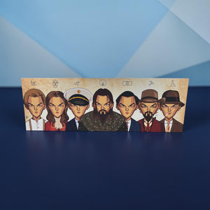Leonardo DiCaprio wall art displayed in modern living room decor for movie lovers