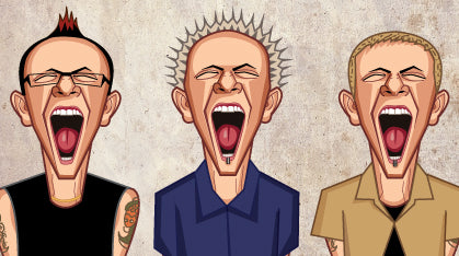 Linkin Park singer Chester Bennington caricature artwork