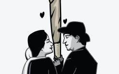 Indian pop culture wall art poster