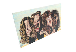 Metallica music wall art perfect for home, studio, office, or entertainment room