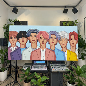 Limited edition signed Kpop wall art India