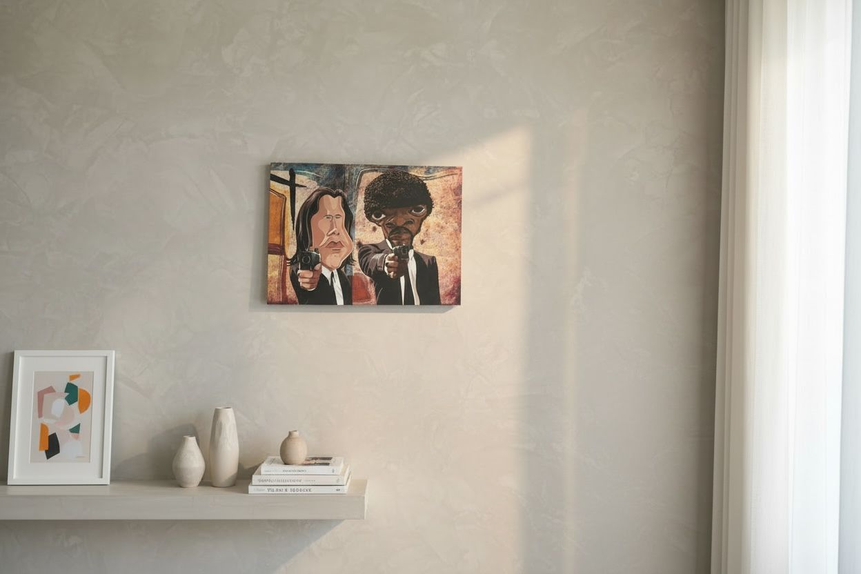 Quentin Tarantino inspired movie wall art