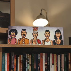 Queen singer Freddie Mercury caricature artwork
