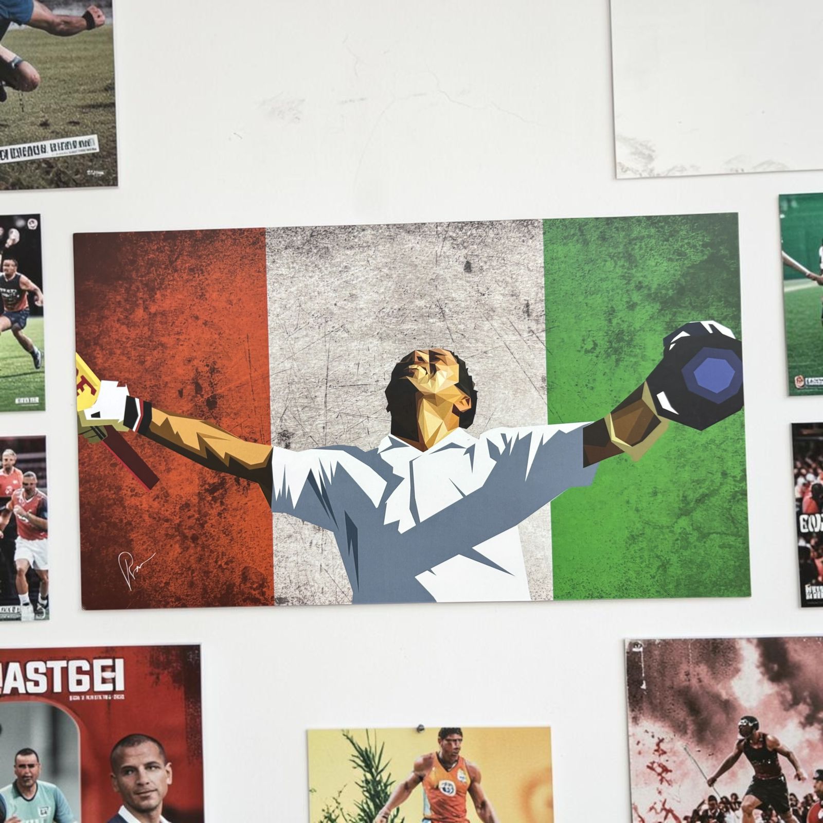 Sachin Tendulkar laminate wall art for cricket fans