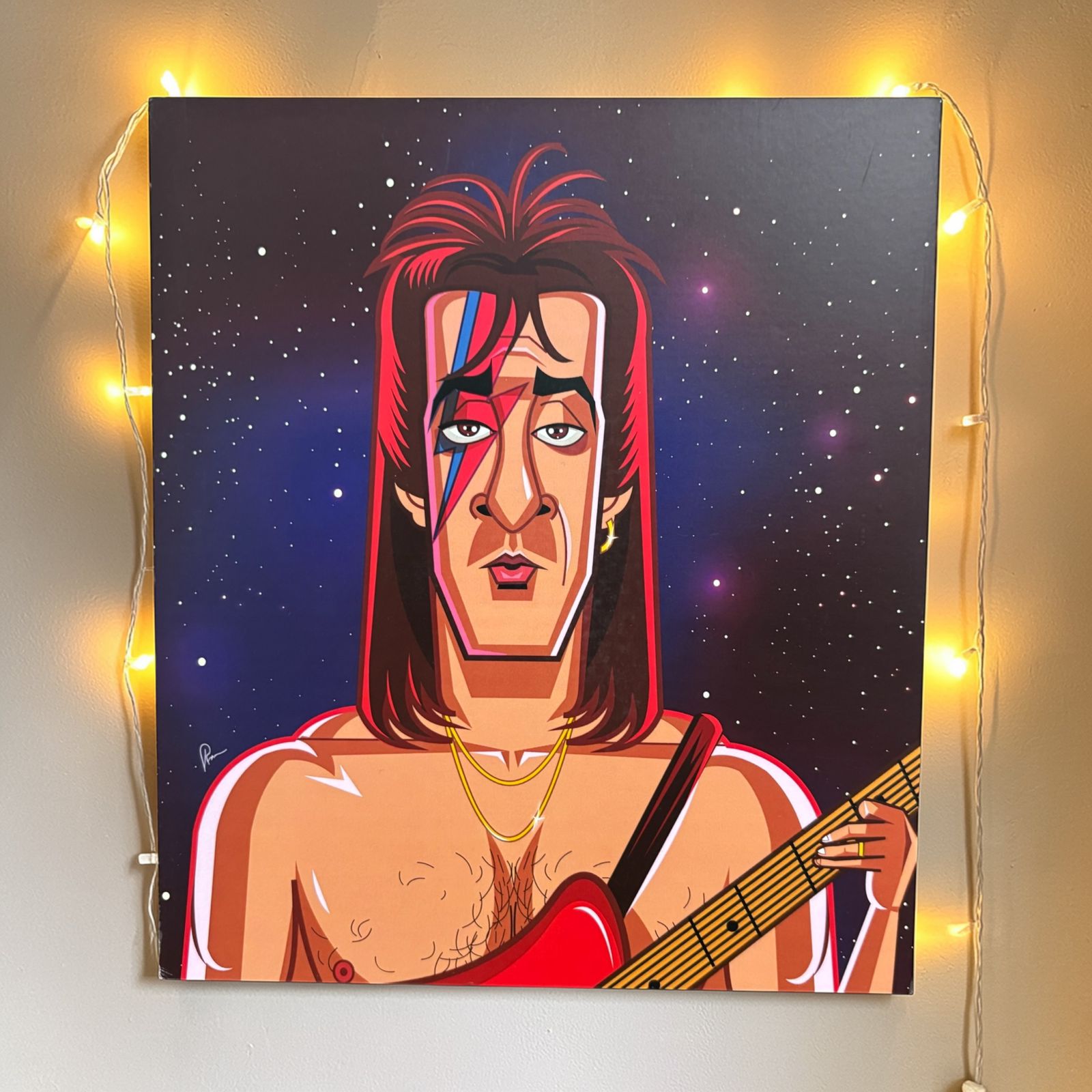 Rockstar-themed Sanjay Dutt wall art celebrating the iconic Bollywood actor's fearless personality and enduring legacy.