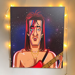 Rockstar-themed Sanjay Dutt wall art celebrating the iconic Bollywood actor's fearless personality and enduring legacy.
