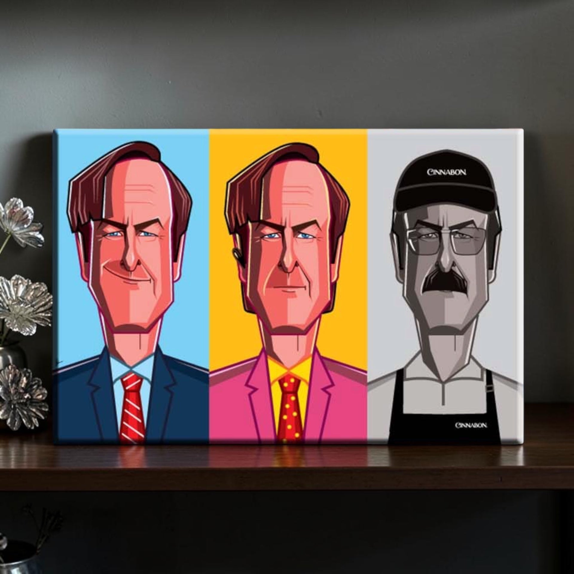 Better Call Saul inspired laminated wall decor