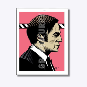 Saul Goodman wall art inspired by the iconic Better Call Saul character.