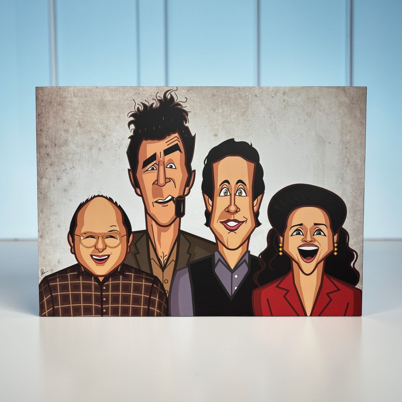 Seinfeld fan art wall laminate for sitcom lovers