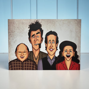 Seinfeld fan art wall laminate for sitcom lovers