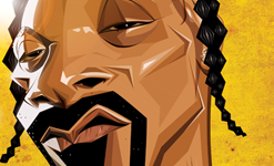 Snoop Dogg music-themed wall decor for hip-hop fans and collectors.