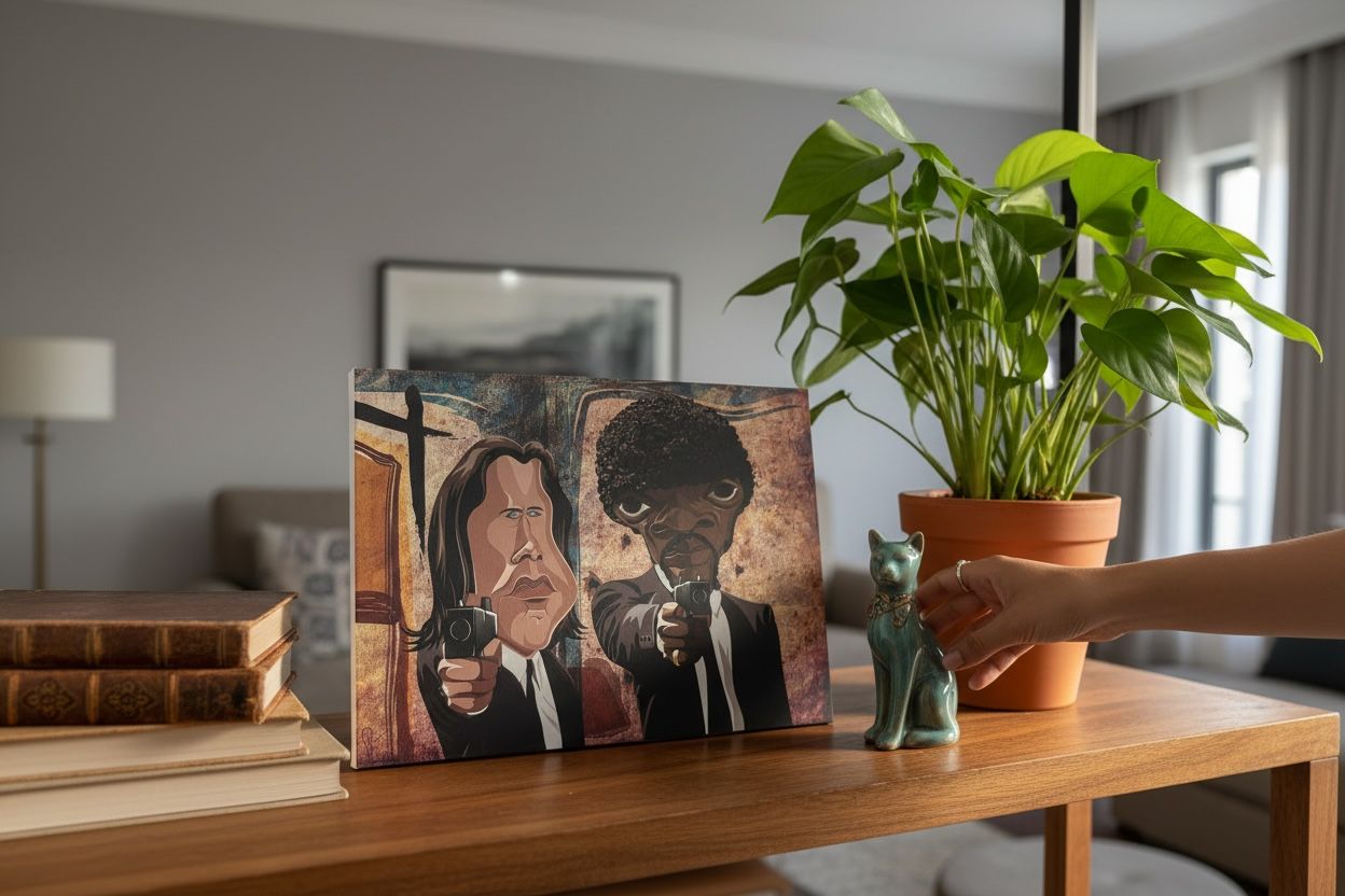 Pulp Fiction tribute artwork featuring Jules and Vincent