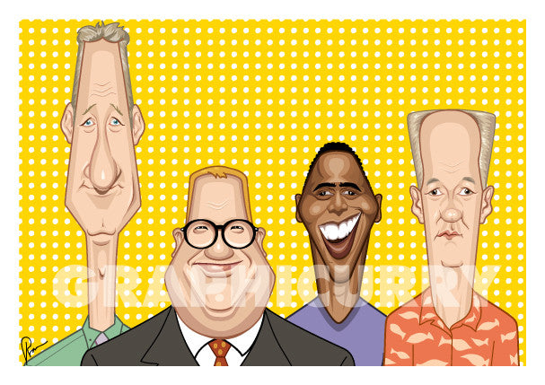 Who's Line comedy poster by Prasad Bhat