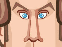 Will Ferrell pop culture artwork with vibrant illustrated comedy characters