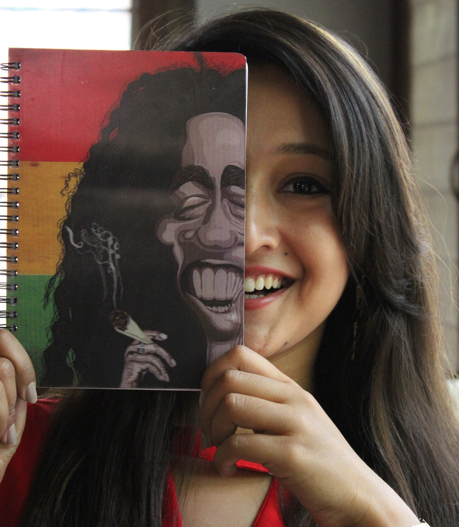 Bob Marley 3D print Diary from Graphicurry. Caricature art by Prasad Bhat