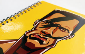 Arnold Schwarznegger Art Cover Notebook by Prasad Bhat
