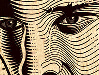 Elvis Stamp Wall Art by Graphicurry