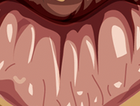 Zoomed in visual of the artwork of The Pirate. Caricature Vector Illustration of Johnny Depp from The Pirate by Prasad Bhat.