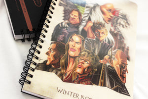 Game of Thrones tribute art in 3D print wiro bound diary by Graphicurry, art by Prasad Bhat.