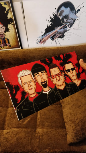 Tribute to U2 Wall Art