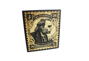 Why So Serious Stamp Wall Art