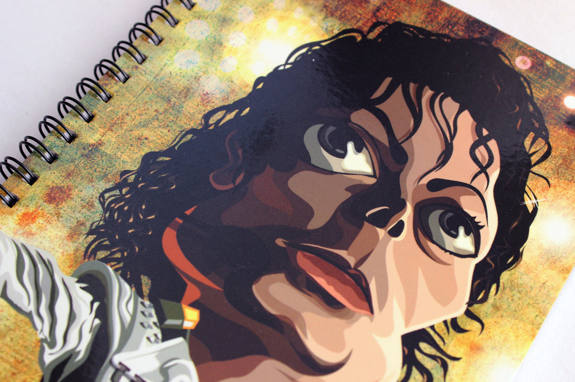 Michael Jackson Caricature Artwork Notebook by Prasad Bhat