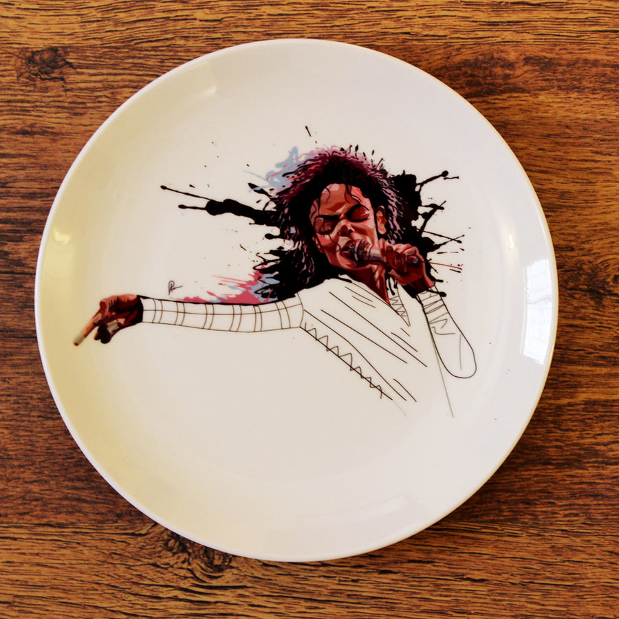 Michael Jackson Ceramic Decor Plate