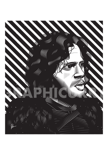 Jon Tribute Wall Art by Graphicurry