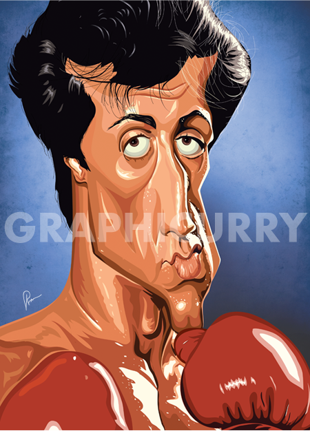 Rocky Wall Art by Graphicurry