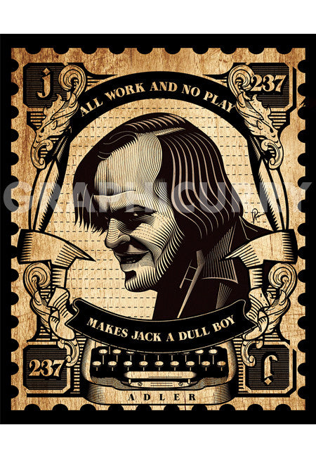 Shining Stamp Wall Art by Graphicurry