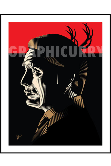 Hannibal Wall Art by Graphicurry