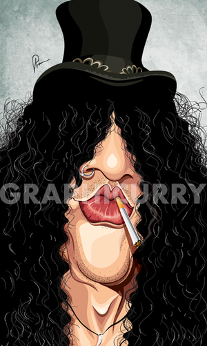 Slash Wall Art by Graphicurry