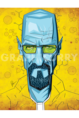 Breaking Bad Wall Art by Graphicurry