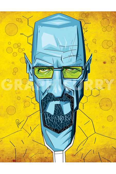Breaking Bad Wall Art by Graphicurry