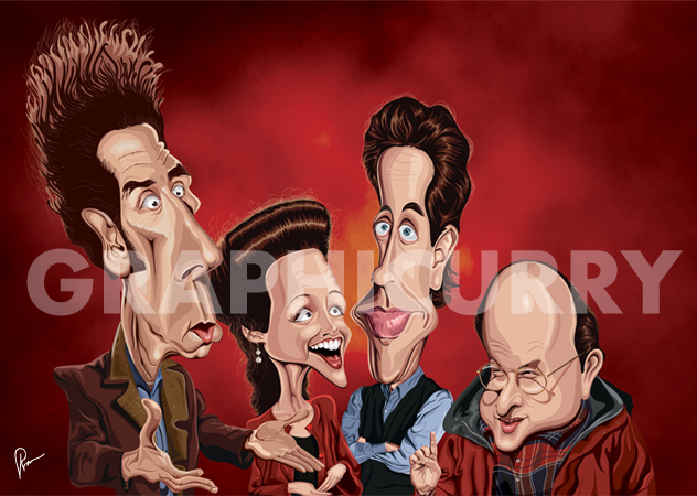 Seinfeld Tribute Wall Art by Graphicurry