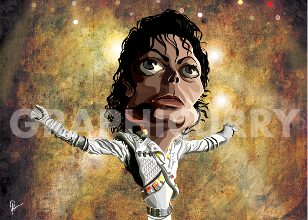 Michael Jackson Tribute Wall Art by Graphicurry