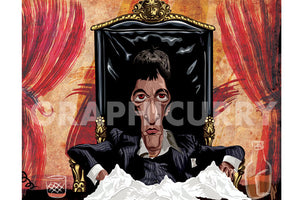 Scarface Wall Art by Graphicurry