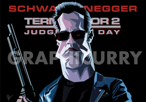 Terminator Wall Art by Graphicurry