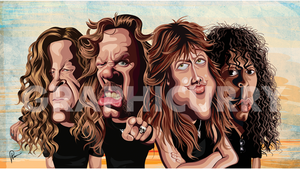 Metallica Wall Art by Graphicurry