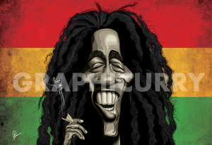 Bob Marley Wall Art by Graphicurry