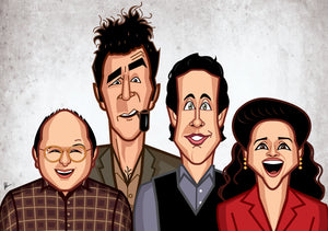 Seinfeld Caricature by Prasad Bhat