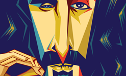 Zappa SquarePop Art by Graphicurry