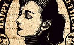 Audrey Hepburn artwork by Graphicurry