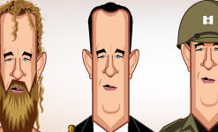 Evolution of T. Hanks