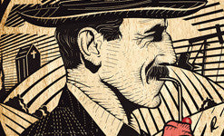 I Drink Your Milkshake Stamp Wall Art by Graphicurry