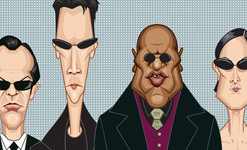 Matrix Tribute Wall Art by Graphicurry
