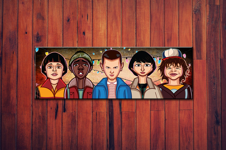 Caricature tribute to Stranger Things by Prasad Bhat